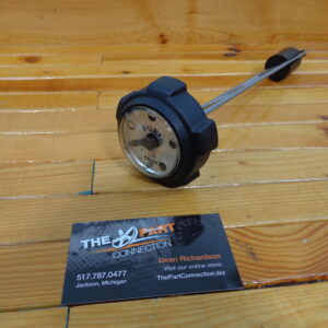 POLARIS SKI DOO ARCTIC CAT GAS CAP WITH GAUGE FITS MANY 2511198 2511248 13 1/2" X 2 1/4"