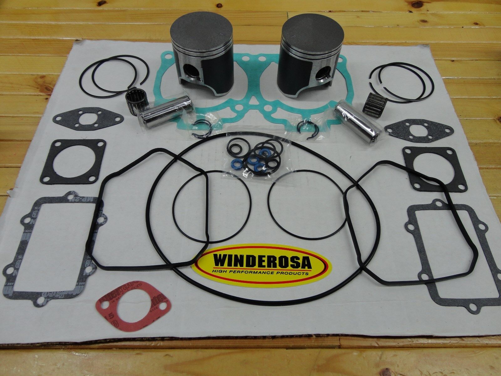 thumbnail image 2 of SPI 600 HO Piston Kit With Bearings For Ski-Doo 600 HO E-TEC & SDI 2009-2018 - MXZ GSX 2 of 5