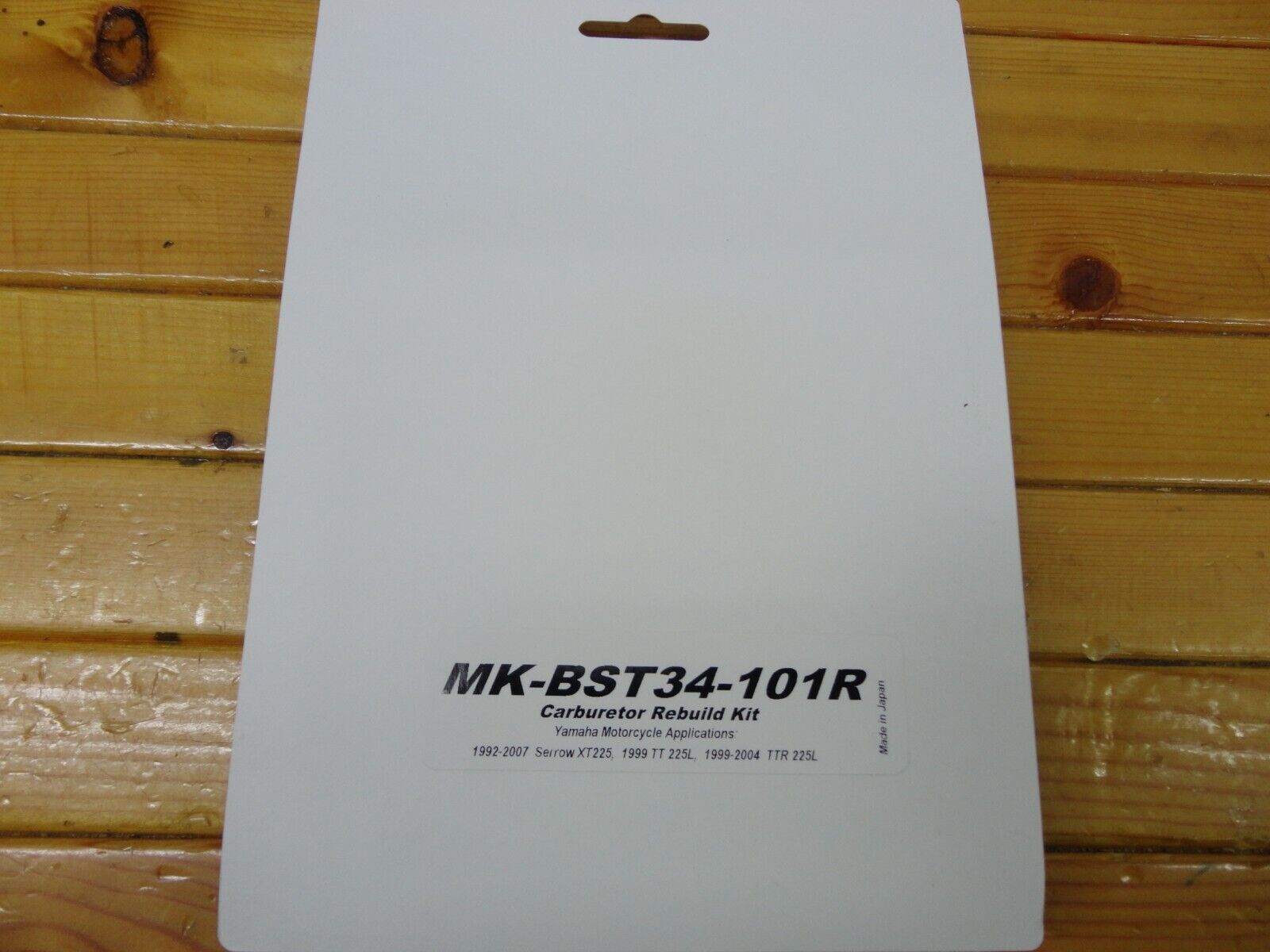 thumbnail image 2 of Genuine Mikuni Carb Rebuild Kit MK-BST34-101 For Yamaha XT225 & TTR225L 92-07 2 of 3