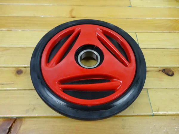 SKI DOO RED IDLER BOGIE WHEEL 165mm 6 1/2" O.D. MADE BY OEM MANUFACTURER PPD