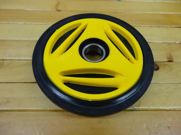 SKI DOO YELLOW IDLER BOGIE WHEEL 165mm 6 1/2" O.D. MADE BY OEM MANUFACTURER PPD