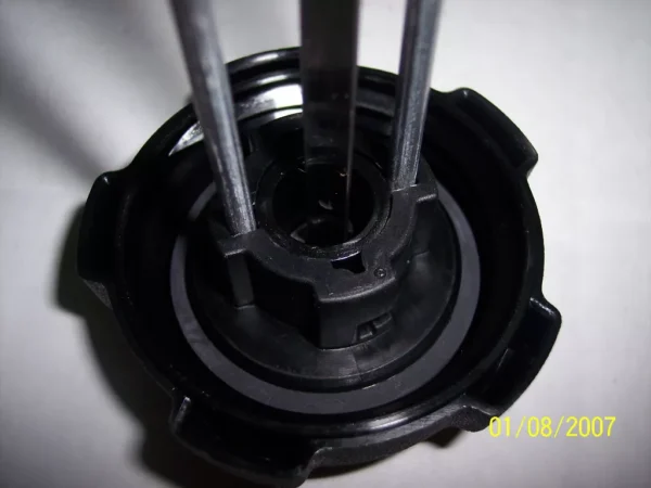 BRAND NEW KELCH 16" LONG THREADED CHIMNEY VENT FUEL CAP WITH GAUGE USA MADE! - Image 5